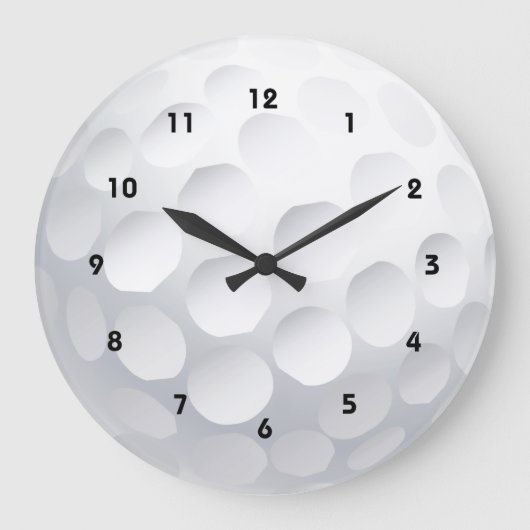 Die Uhr für die Konstruktion von Golfballen (Vorderseite)