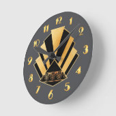 Die Uhr im Art-Deco-Stil (Winkel)