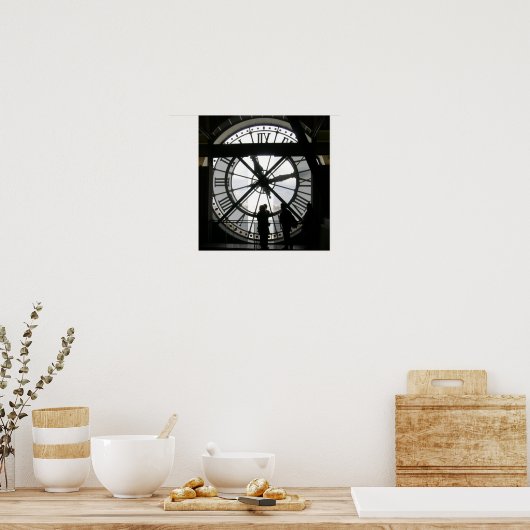 Die Uhr im Museo d'Orsay Poster (Küche)