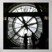 Die Uhr im Museo d'Orsay Poster (Vorne)