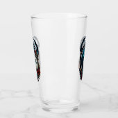 Die Uhr im Nebel der Unendlichkeit. Glas (Links)