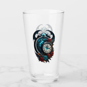 Die Uhr im Nebel der Unendlichkeit. Glas