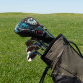 Die Uhr im Nebel der Unendlichkeit. Golf Headcover (In SItu)