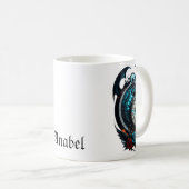 Die Uhr im Nebel der Unendlichkeit. Kaffeetasse (VorderseiteRechts)
