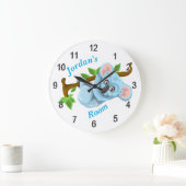 Die Uhr-niedlicher Koala-Bär der Kinder Große Wanduhr (Zuhause)