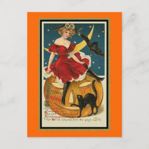 Die Uhr schlägt Mitternacht Postkarte