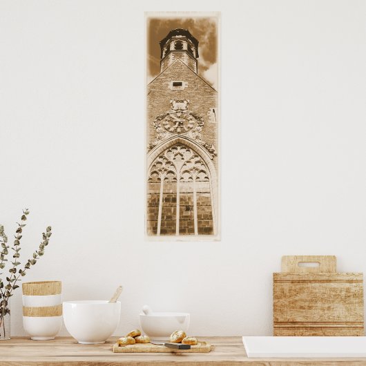 Die Uhr tickt Poster (Küche)