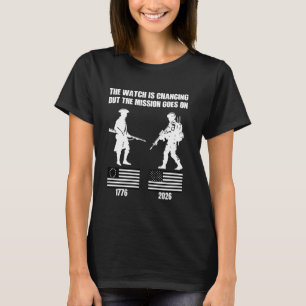 Die Uhr verändert sich, Mission geht weiter 250 Ja T-Shirt