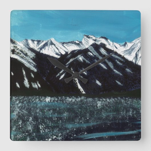 Die Uhr "Wasser und Berge" (Vorderseite)