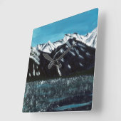 Die Uhr "Wasser und Berge" (Winkel)