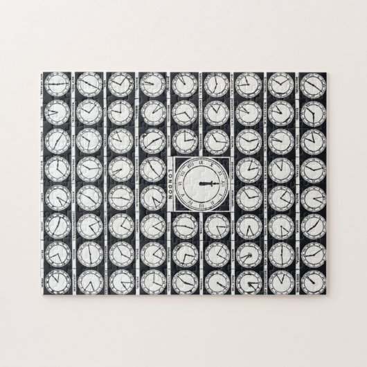 Die Uhren der Welt Puzzle (Horizontal)