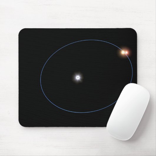 Die Uhrmacherbahn eines Triple-Star-Systems Mousepad (Mit Mouse)