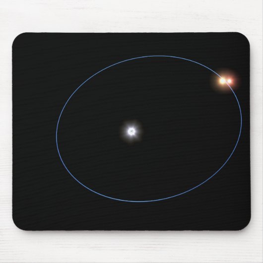 Die Uhrmacherbahn eines Triple-Star-Systems Mousepad (Vorne)