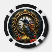 Die Uhrwerkslieferung des Raben  Pokerchips (Rückseite)