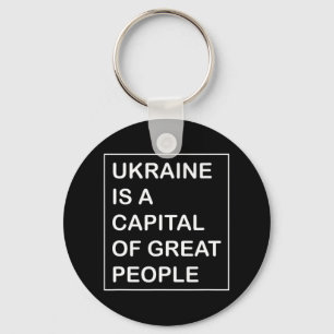 Die Ukraine ist eine Hauptstadt des großen Volkes Schlüsselanhänger