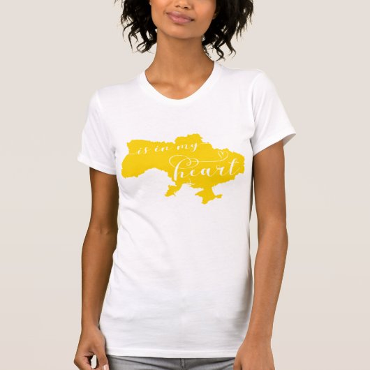 Die Ukraine ist in meinem Herzen T-Shirt (Vorderseite)