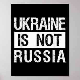 Die Ukraine ist nicht Russland - Unterstützung der Poster