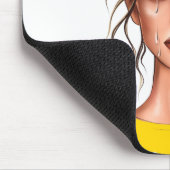 Die Ukraine stoppt den Krieg Blonde Mousepad (Ecke)