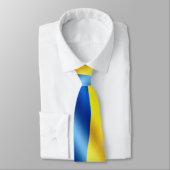 Die Ukraine-Wappen Neck Tie Unterstützung Ukrainer Krawatte (Gebunden)