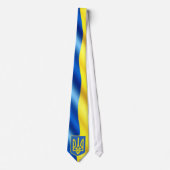 Die Ukraine-Wappen Neck Tie Unterstützung Ukrainer Krawatte (Vorderseite)