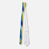 Die Ukraine-Wappen Neck Tie Unterstützung Ukrainer Krawatte (Rückseite)
