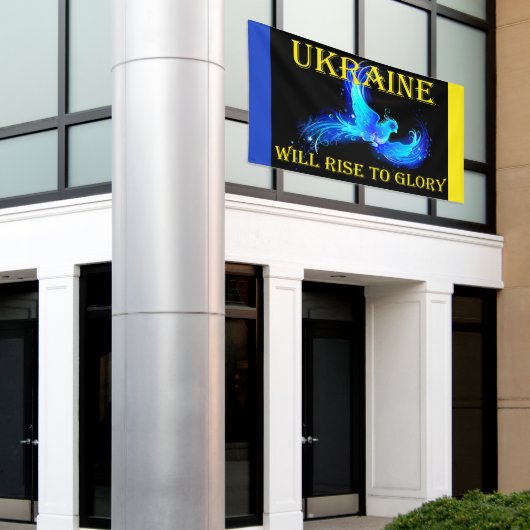 DIE UKRAINE WIRD NACH GLORY BANNER AUFGEHEN (Äußeres Gebäude)