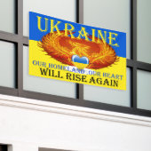 DIE UKRAINE WIRD STEIGEN BANNER (Äußeres Gebäude)