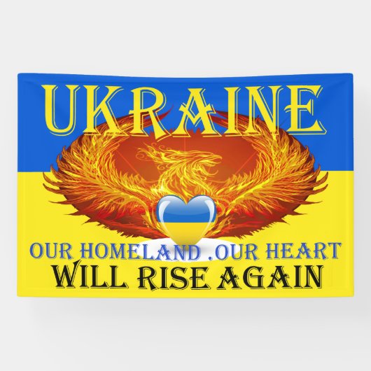 DIE UKRAINE WIRD STEIGEN BANNER (Horizontal)