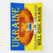 DIE UKRAINE WIRD STEIGEN BANNER (Vertikal)