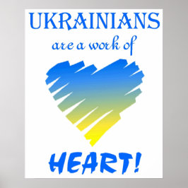 Die Ukrainer sind ein herzliches Werk! Poster