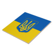 Die ukrainische Flagge Fliese (Seite)