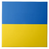 Die ukrainische Flagge Fliese (Vorderseite)