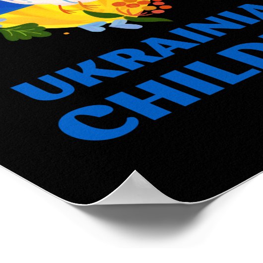 Die ukrainischen Kinder gerettet Poster (Ecke)