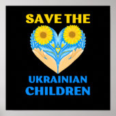 Die ukrainischen Kinder gerettet Poster (Vorne)