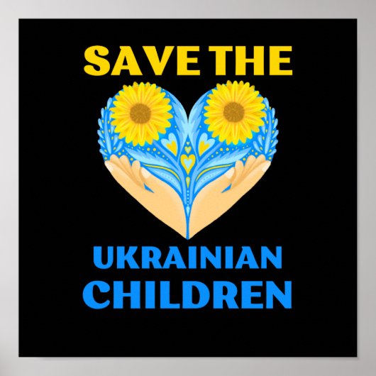 Die ukrainischen Kinder gerettet Poster (Vorne)