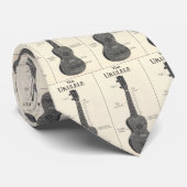 Die ukulele-Krawatte Krawatte (Gerollt)