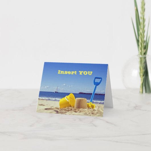 DIE ULTIMATIVE ****BEACH BIRTHDAKARTE**** KARTE (Vorderseite)