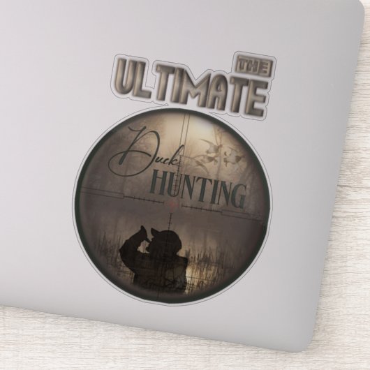 Die ultimative Entenjagd Aufkleber (Detail)