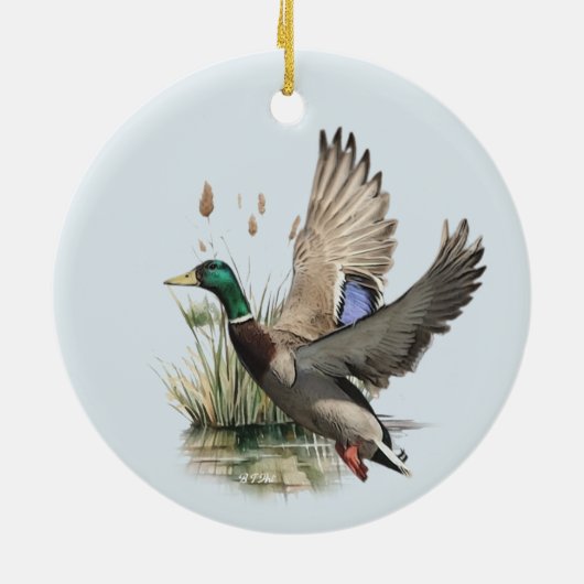 Die ultimative Entenjagd Keramik Ornament (Hinten)