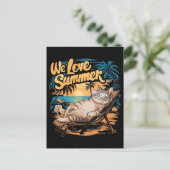 Die ultimative Katzenmutter Sommer 2026 Feiertagspostkarte (Stehend Vorderseite)