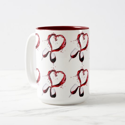 DIE ULTIMATIVE **LIEBE SIE LIEBE WEIN** TASSE (Vorderseite Links)