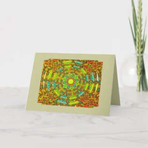 Die ultimative Mandala-Grußkarte Karte