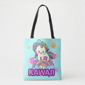 Die ultimative Niedliche Einhornkatze Kawaii auf R Tasche (Vorderseite)