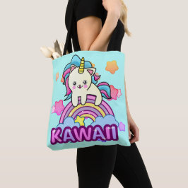 Die ultimative Niedliche Einhornkatze Kawaii auf R Tasche