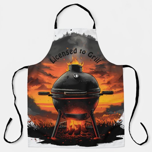 Die ultimative Schürze für Grillkrieger (Vorderseite)