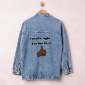Die ultimative Seitwärtsblick-Aussage Jeansjacke (Hangar)