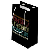 Die Umarmung der Mama ist das beste Arzneimittel-Z Kleine Geschenktüte (Rückseite Schrägansicht)