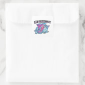 Die Umarmung der Wächter  Quadratischer Aufkleber (Tasche)