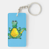 Die Umarmung des Krokodils Schlüsselanhänger (Rückseite)
