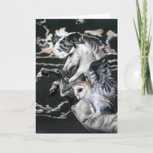 Die Umarmung des Mondscheins Karte (Vorderseite)